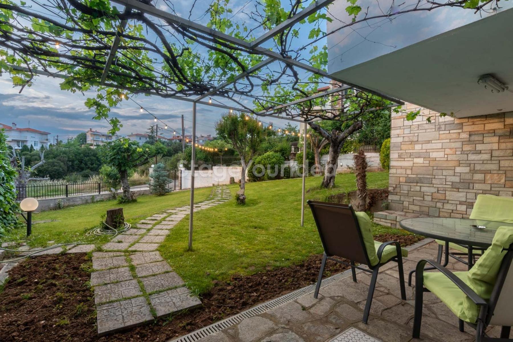 Traditional Villa Appartment With Garden, Also For Gatherings ,15 Minutes From Thessaloniki Airport Εξωτερικό φωτογραφία